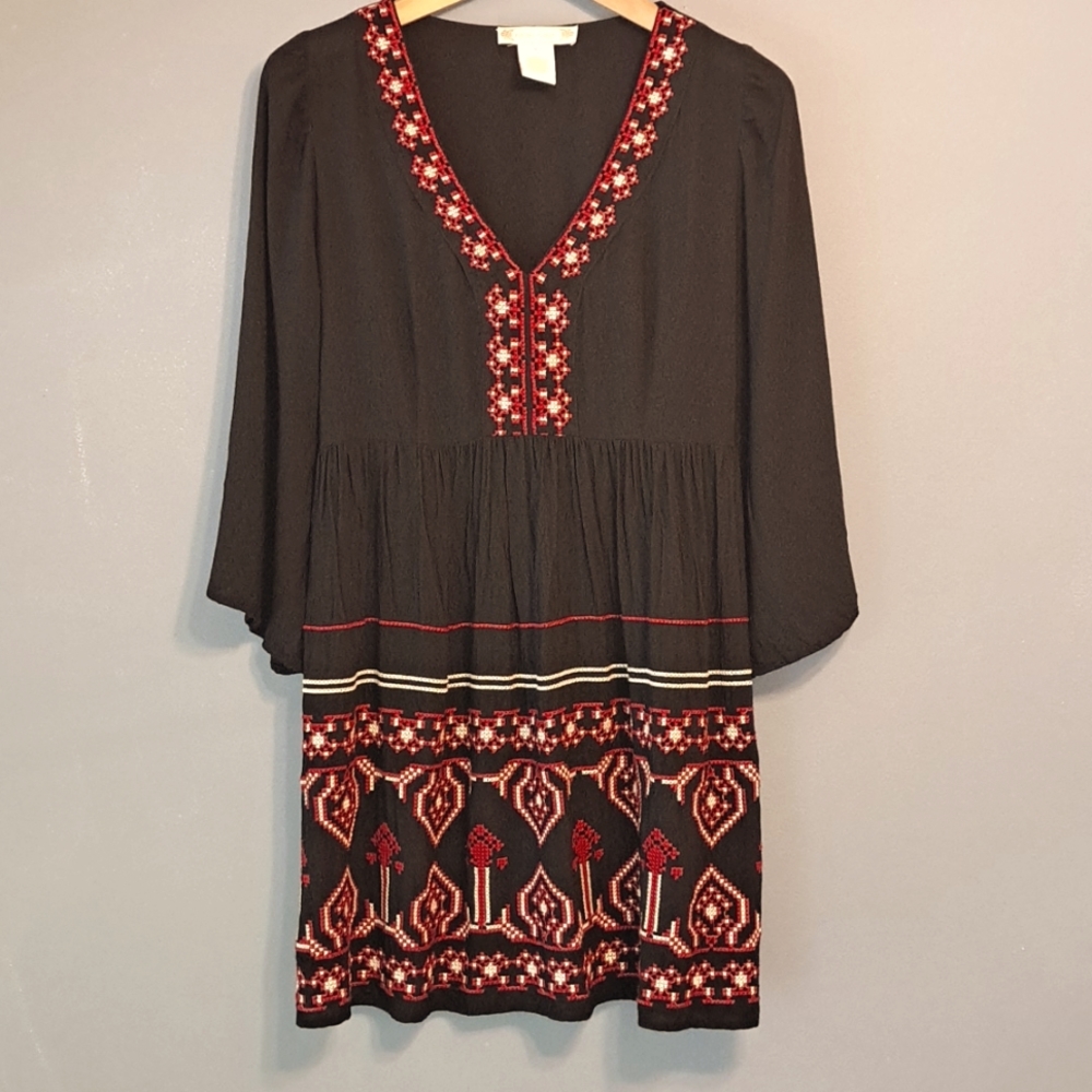 Flying Tomato Embroidered Dress